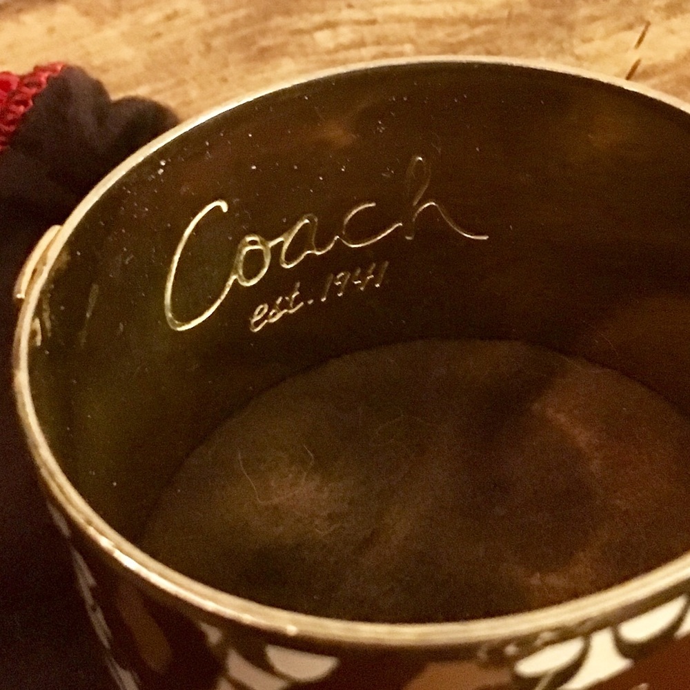 Authentic Coach Leopard Print Bangle - image 5